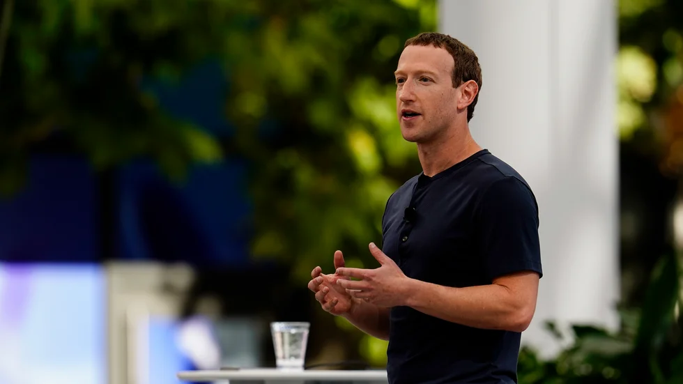 Mark Zuckerberg, högste chef och grundare av Meta. Arkivbild.