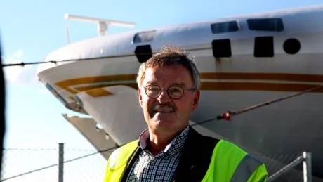 Ulf Ahlqvist. Destination Gotlands vd säger att det var den mänskliga faktorn som orsakade färjeolyckan. Foto: Henrik Radhe