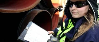 Sara är en av 38 som fick jobb i Slite hamn