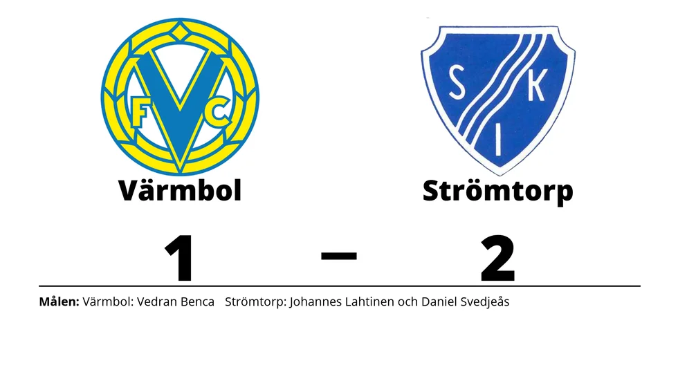 Värmbols FC förlorade mot Strömtorps IK