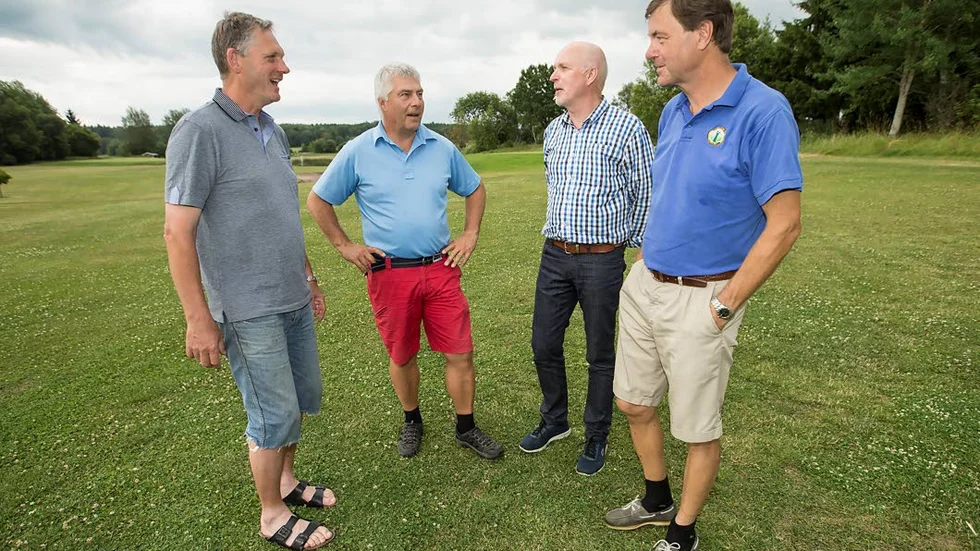 Från vänster: Börje Sagbrant, Stefan Lindman, Bent Syse och Wilhelm von Essen.