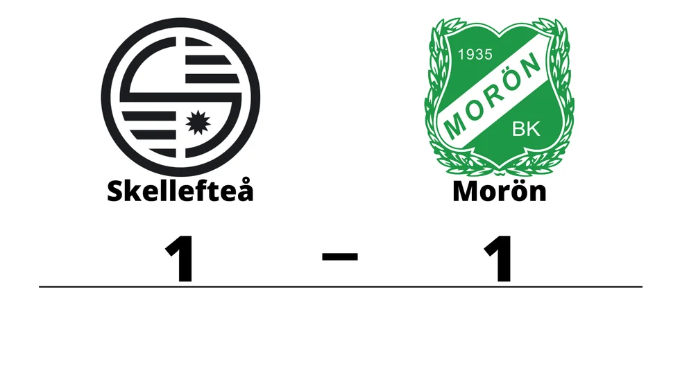 Skellefteå FF spelade lika mot Morön BK