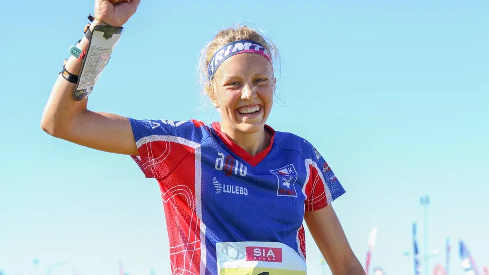 Hanna Lundberg vann första etappen av O-ringen.