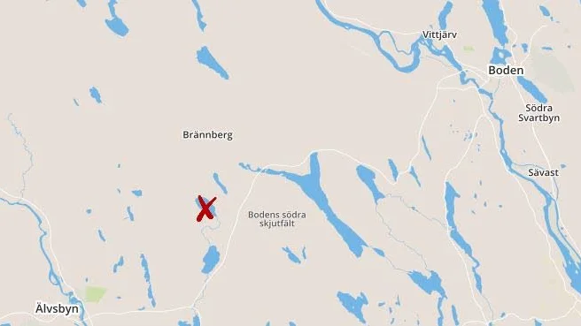 Här är platsen där olyckan inträffade.