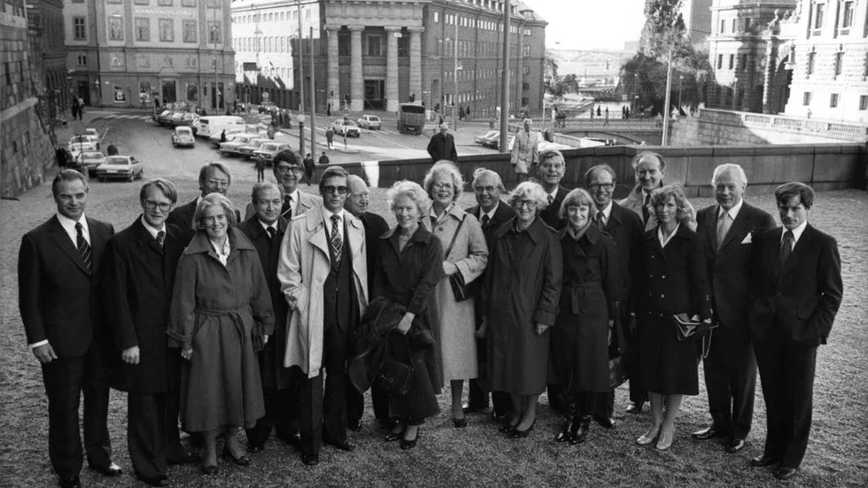 DÅTID. Ola Ullsten med regering den 18 oktober år 1978.