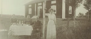 Sommaridyll på Ankarskatan tidigt 1900-tal