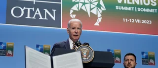Biden: "Ukrainas framtid ligger i Nato"