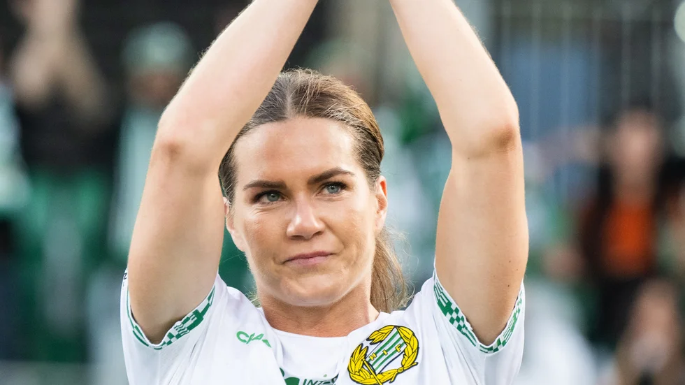 Hanna Folkesson var nära till tårar efter sista matchen.