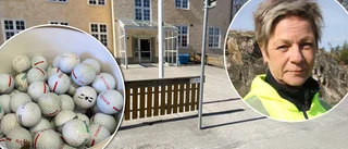 Mystiska golfbollar dumpades på flera platser i Strängnäs
