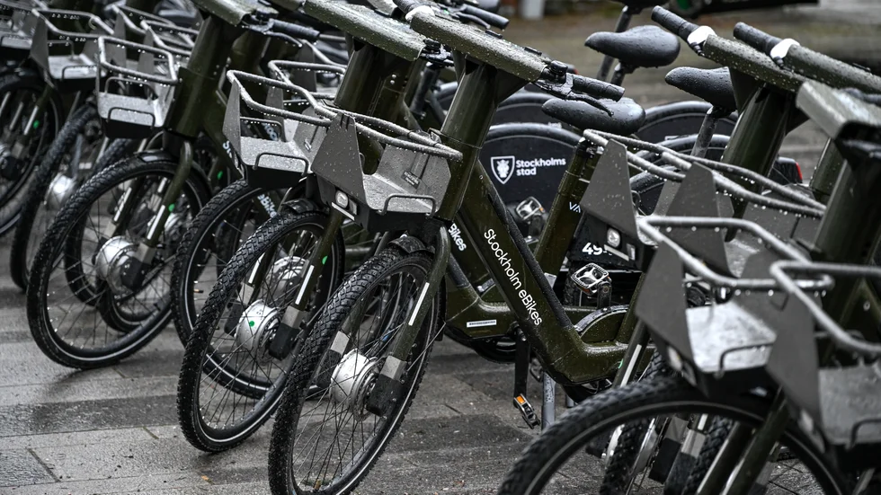 Alla cyklar inom Stockholms stads hyrcykelsystem plockas bort från gatorna. Arkivbild.