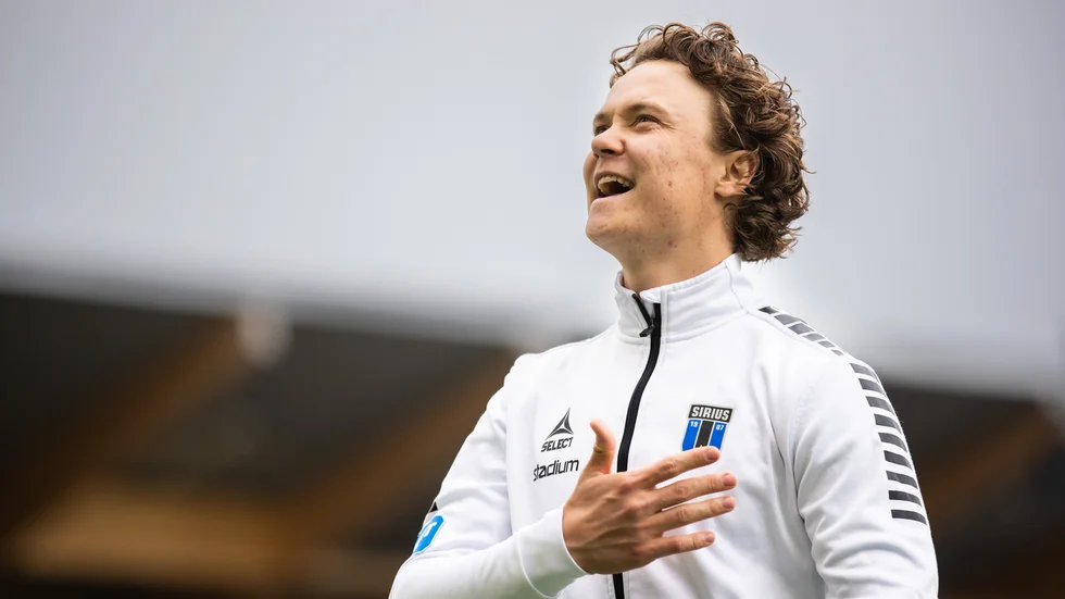 Herman Sjögrell gjorde sin första allsvenska poäng. 