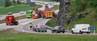 Flera fordon inblandade i trafikolycka på E4