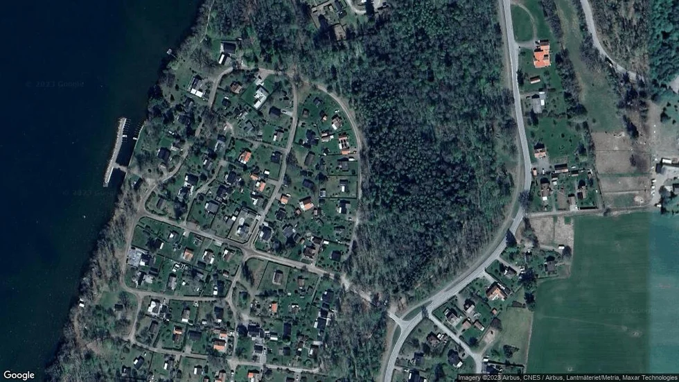 Området kring Strandbadens Stugområde 4