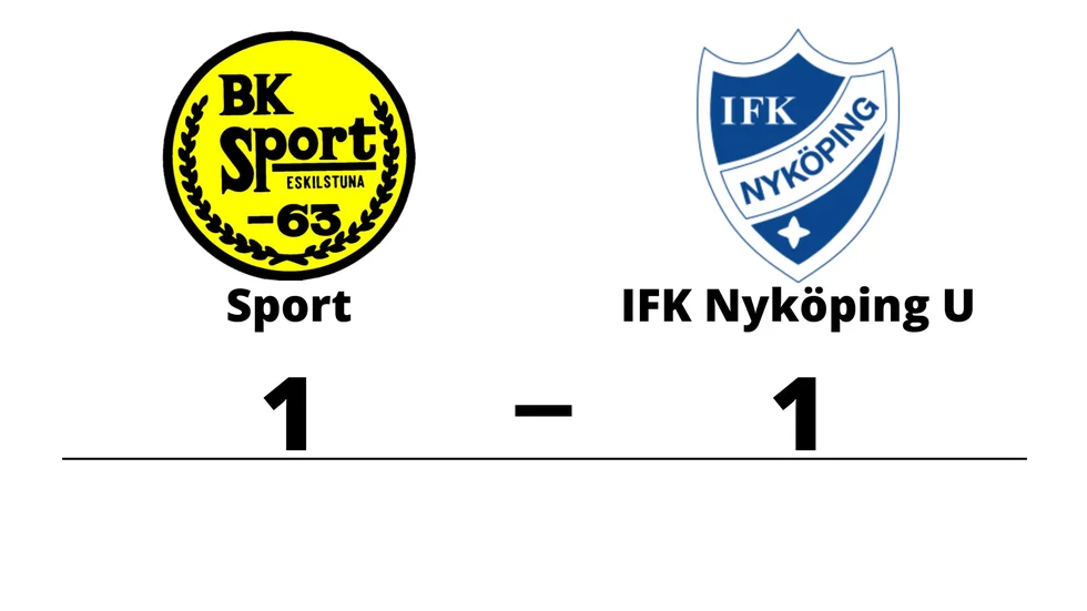 BK Sport spelade lika mot IFK Nyköping U
