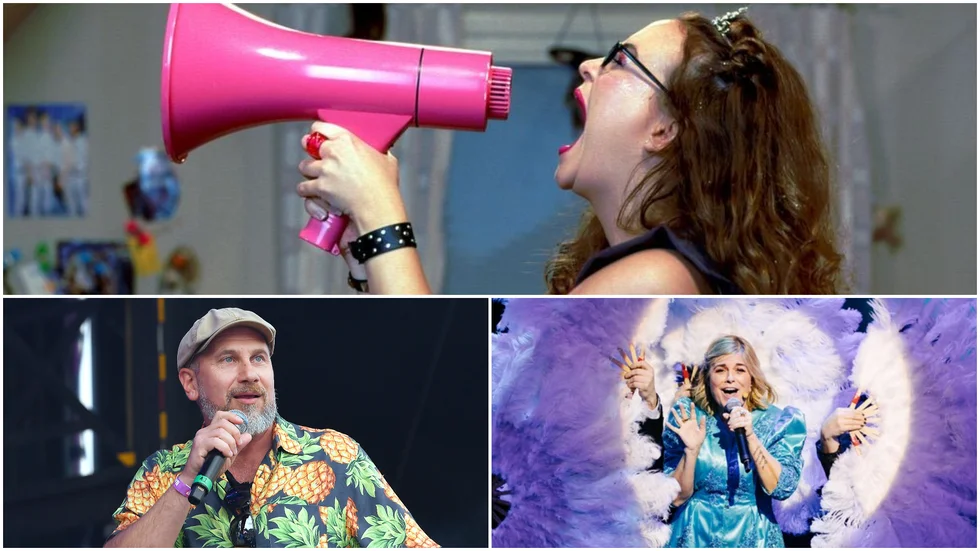 Grynet, Markoolio och Pernilla Wahlgren