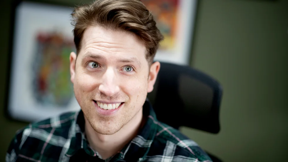 Umeåbon Emil Nyström har under sitt alias Squidmar gjort succé på Youtube.