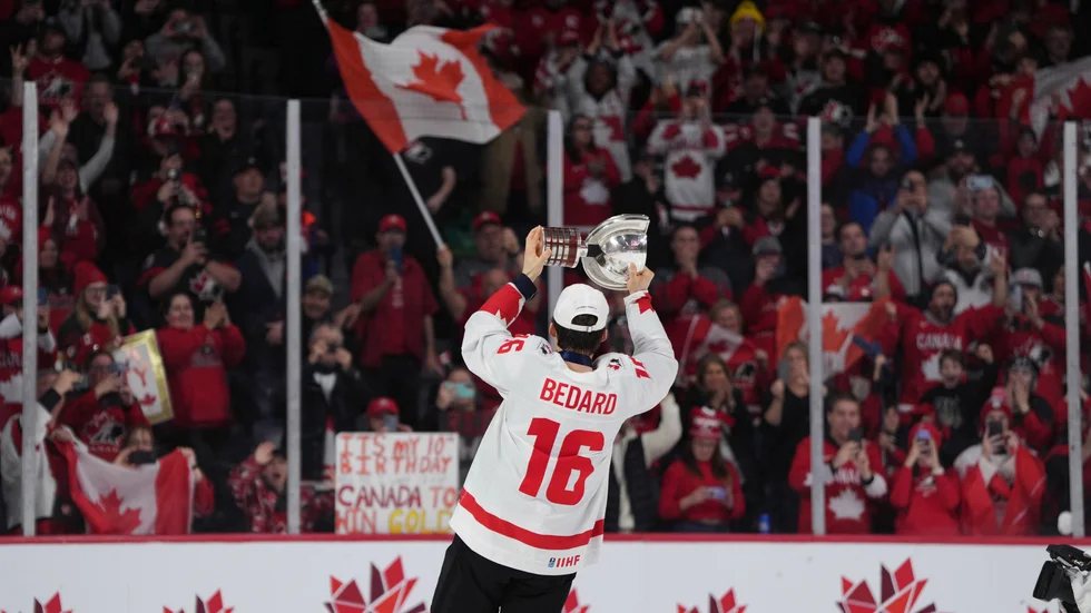 Chicago får välja först i den kommande NHL-draften och väntas knycka supertalangen Connor Bedard. Arkivbild.