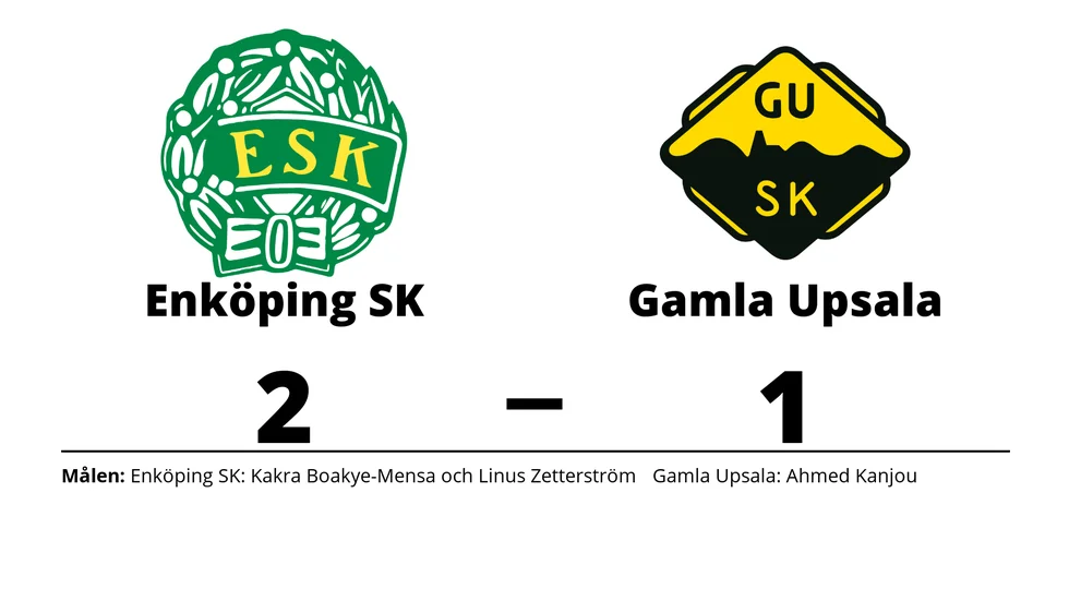 Enköpings SK FK vann mot Gamla Upsala SK