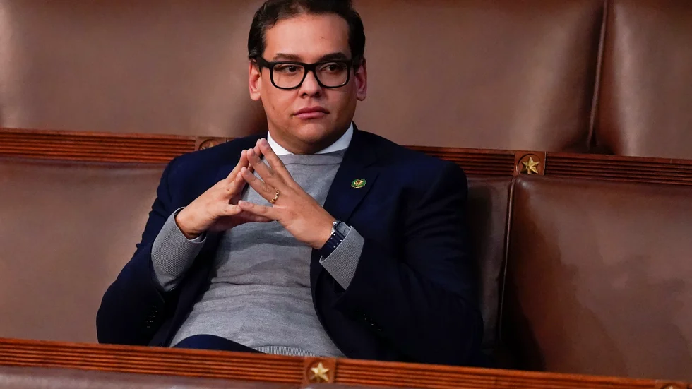 Republikanen George Santos. Arkivbild.