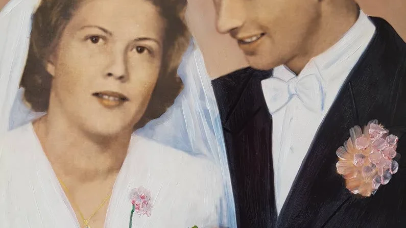 70-årig bröllopsdag firar Elly och Allan Lundqvist, Luleå. De vigdes den 28 augusti 1948 i Folkets hus Royal i Rosvik. Vigselförrättare var kyrkoherde Nilsson.