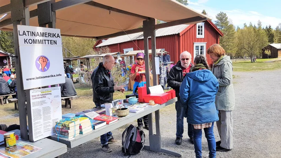 Försäljning. Latinamerikakommittén har under förra årer bland annat deltagit i Internationella dagen på Hägnan.