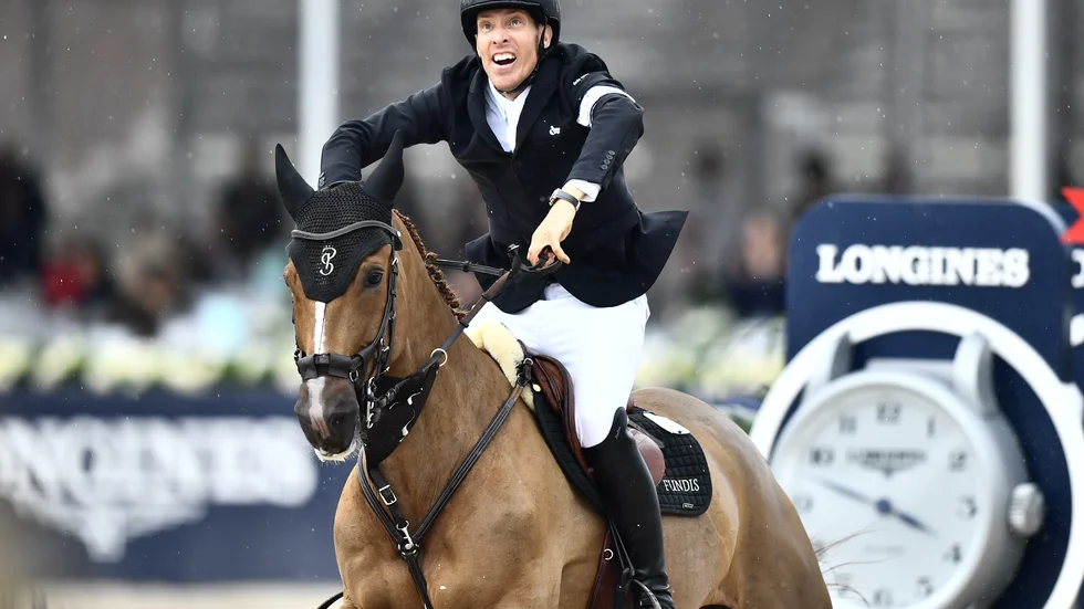 Äntligen fick Henrik von Eckermann vinna Grand prix-hoppningen på Stockholms stadion.