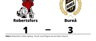 Robertsfors kunde inte stoppa formstarka Bureå