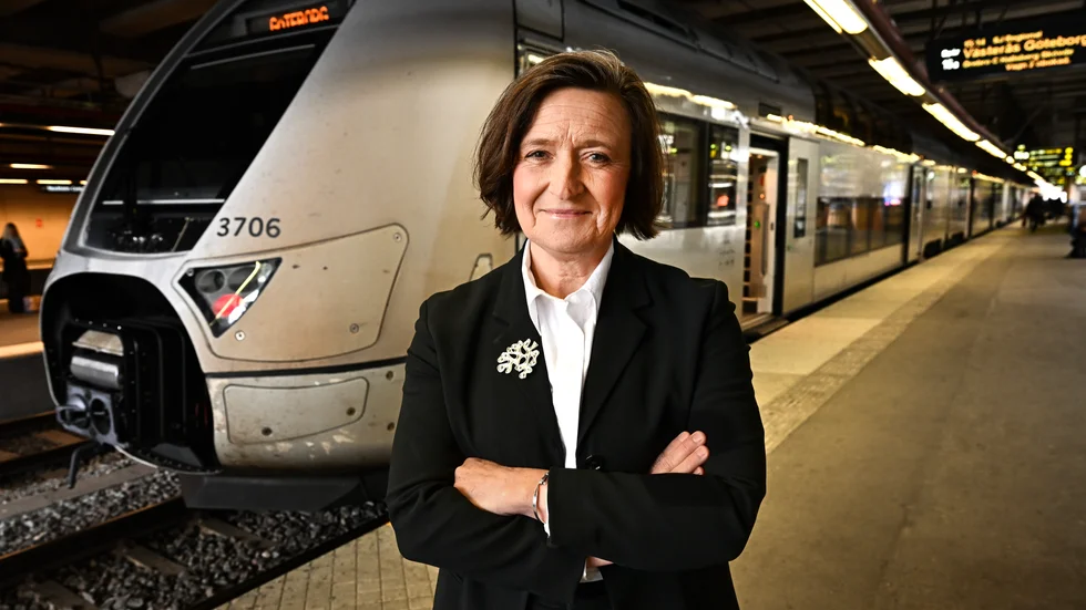 SJ:s vd och koncernchef Monica Lingegård.