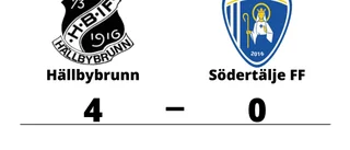 Hällbybrunn segrade mot Södertälje FF på hemmaplan