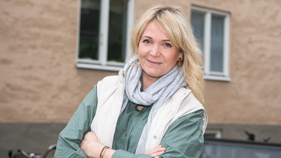 Kattis Ahlström leder frågesportsprogrammet "Muren" som är tillbaka efter uppehållet under VM i ishockey. Arkivbild.