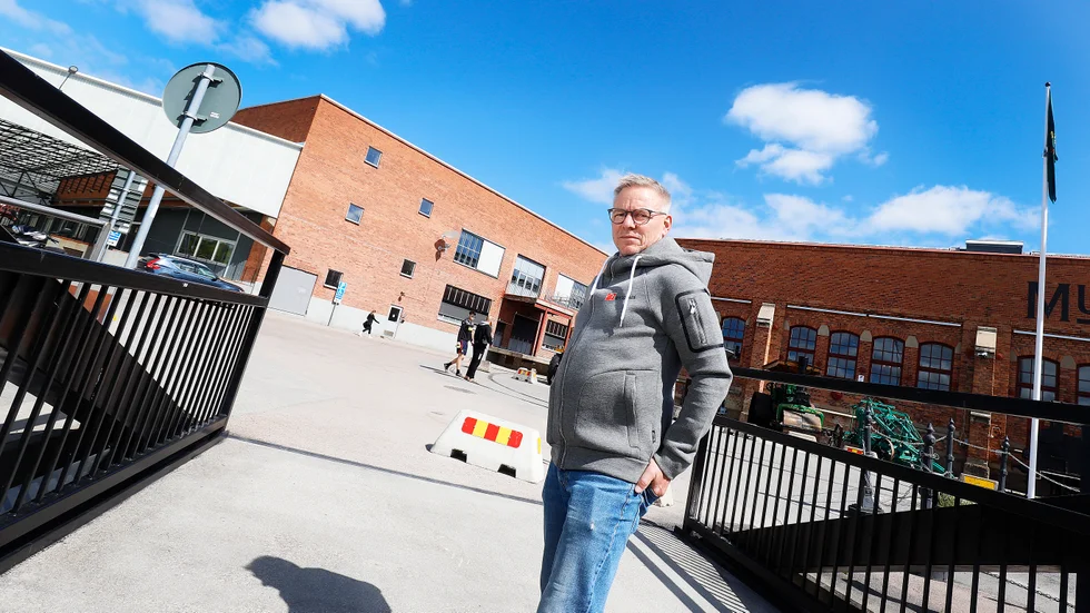 Kent Sedin blev vittne till torsdagens våldsdåd vid en av Munktellarenans lastkajer.