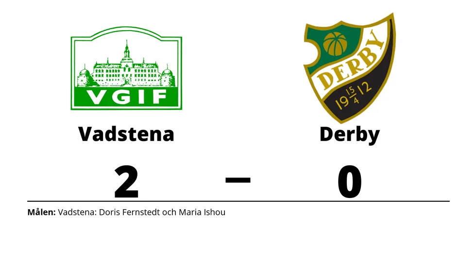 Vadstena GIF vann mot BK Derby