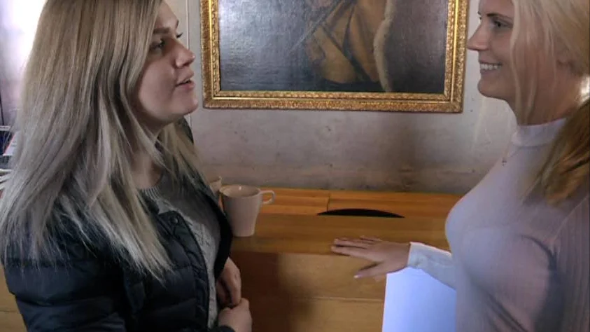 Alicia Andersson och Lina Helin vill båda arbeta med hållbar utveckling i framtiden.
