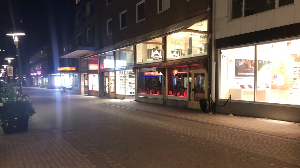 Restaurangen i Skellefteå lockar med magdans på nedervåningen sedan några veckor tillbaka.