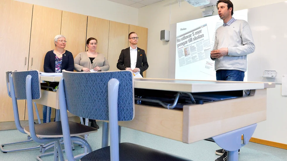 DAGS FÖR SAMMANTRÄDE. Att stanna hemma gör inte Skellefteå mer demokratiskt. Foto: Jeanette Lövgren