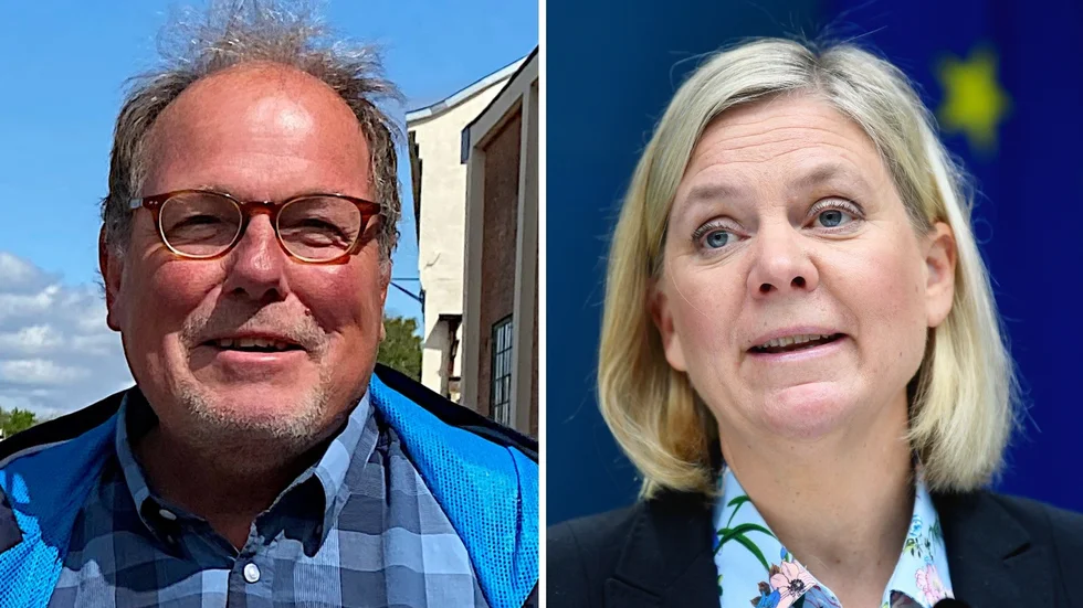 Johan Andersson (S) kommenterar att Magdalena Andersson (S) nu blivit statsminister.