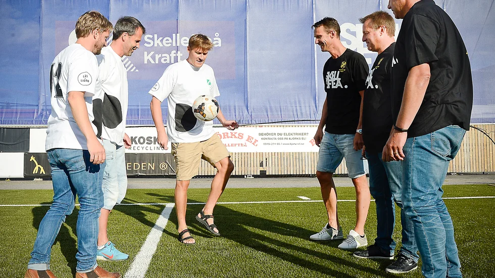 Många minnen. ”Derbyna var roliga. Jag minns att jag avgjorde en match på Skogsvallen på volley”, berättar AIK:s Ulf Karlsson. Foto: Leif Andersson.
