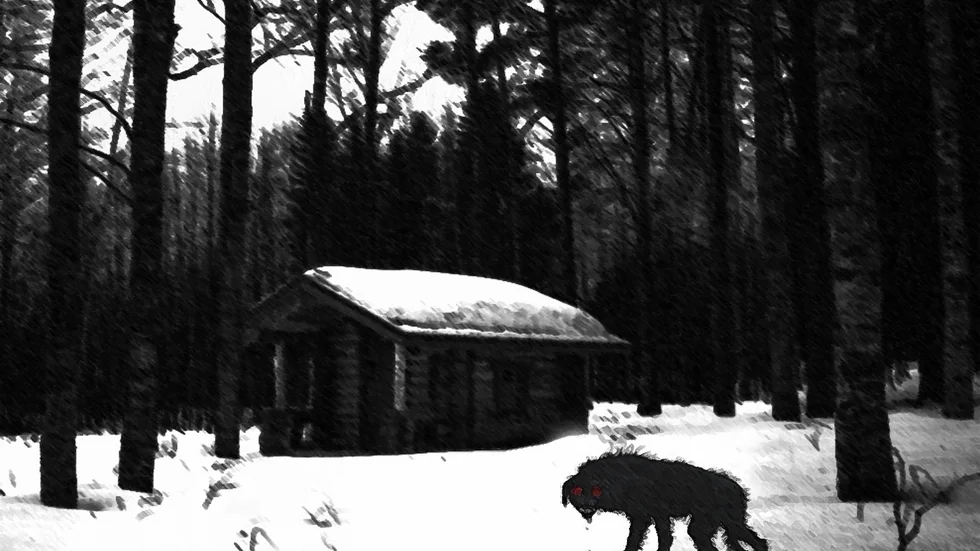 Dödsbud. Om en svart stor hund passerar ett hus så är det någon som har dött enligt folktron.
