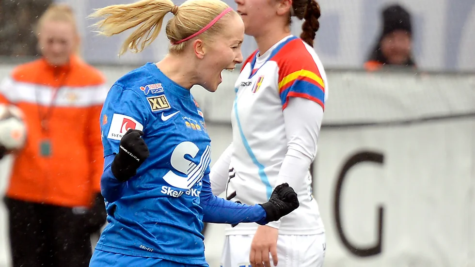 Tillbaka från start. Efter en lång skadeperiod är Annika Kukkonen tillbaka i startelvan i gen inför matchen mot Limhamn Brunkeflo. Foto: Ulf Johansson.
