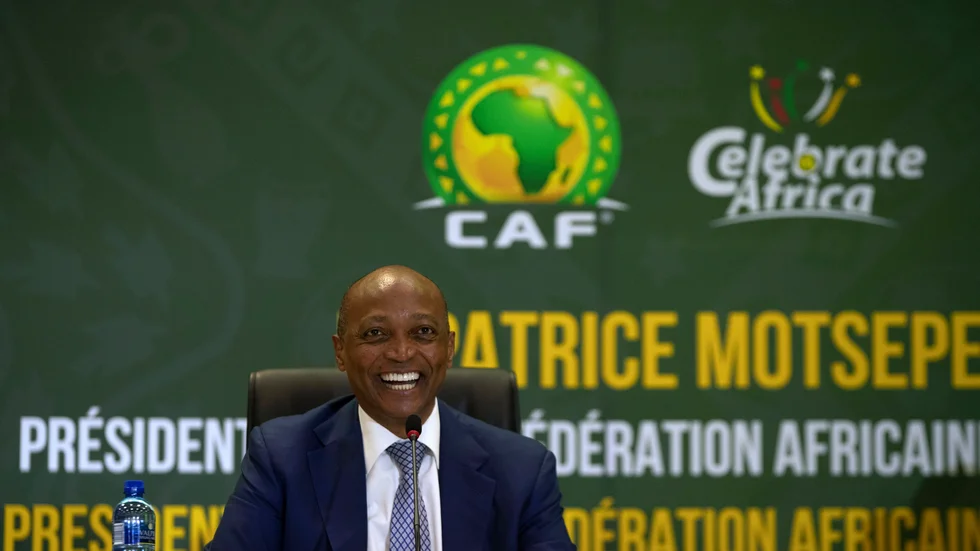 Afrikanska fotbollsförbundets ordförande Patrice Motsepe. Arkivbild.