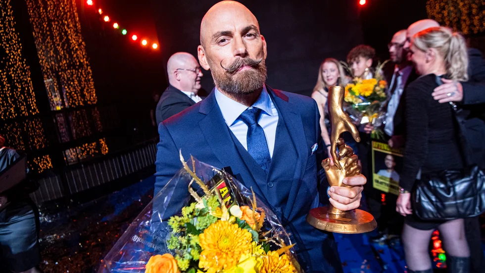 Roger Petersson i samband med inspelningen av Svenska hjältar-galan som sänds på TV4 och Aftonbladet på fredag.
