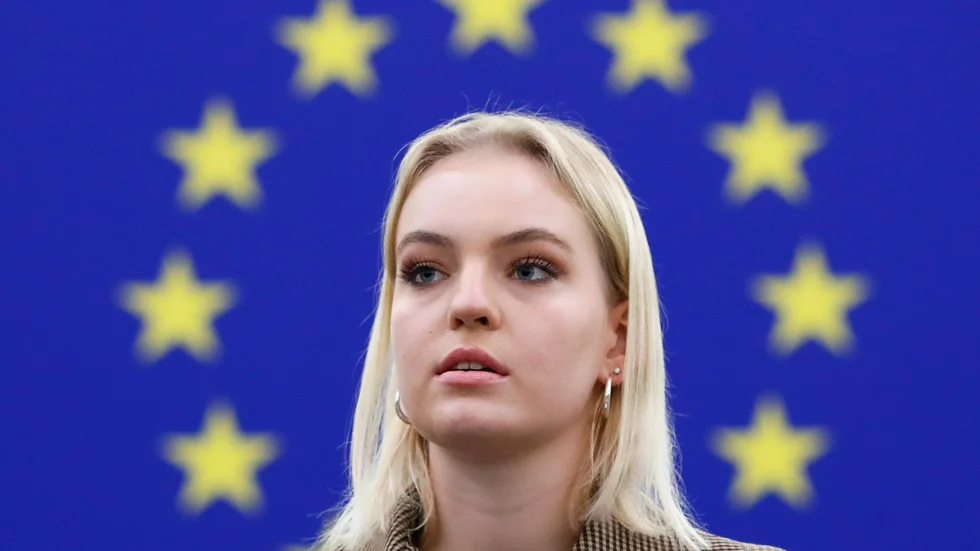 Daria Navalnaja har inte träffat sin pappa, den ryske fängslade oppositionspolitikern Aleksej Navalnyj, på över ett år. Arkivbild.