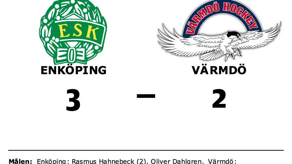 Enköpings SK HK vann mot Värmdö HC