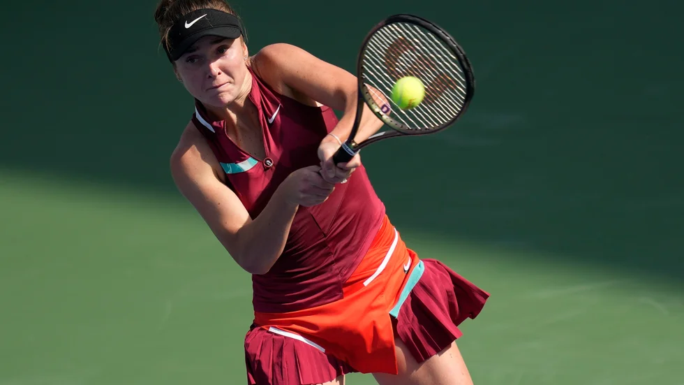 Ukrainas Elina Svitolina vägrar tills vidare att möta ryska och belarusiska spelare. Arkivbild.