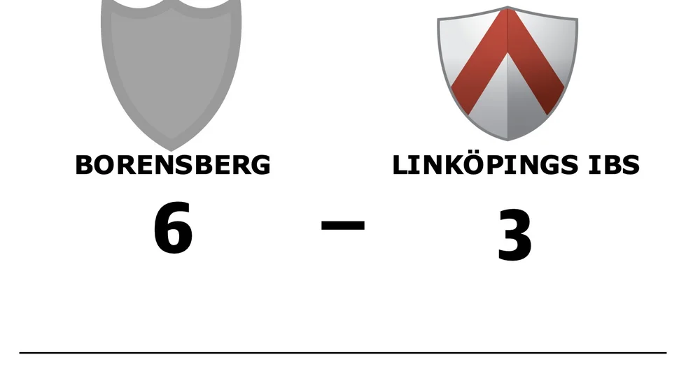 Borensberg IBC vann mot Linköpings IBS U-lag