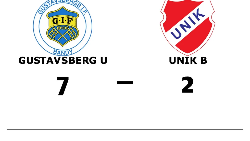 Gustavsbergs IF U vann mot UNIK B
