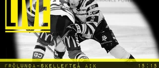 AIK föll mot Frölunda – läs direktrapporten i efterhand