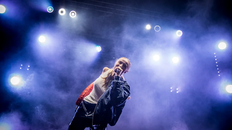 Silvana Imam har gjort en rad minnesvärda konserter i Norrbotten, som på Kirunafestivalen 2016.