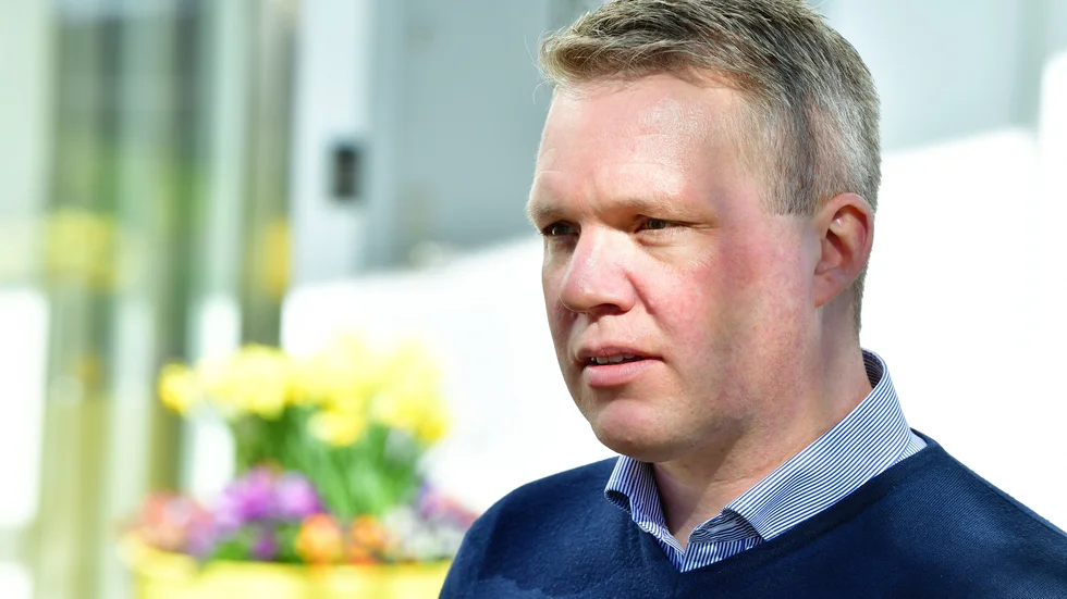 Anders Larsson, ordförande för svenska ishockeyförbundet. Arkivbild.