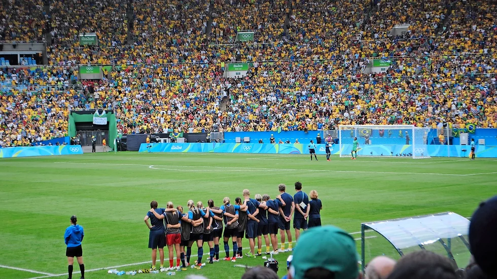 Höjdpunkt. Att få vara på plats på Maracana stadion när Sverige besegrade Brasilien var en häftig upplevelse. Foto: Malin Christoffersson.